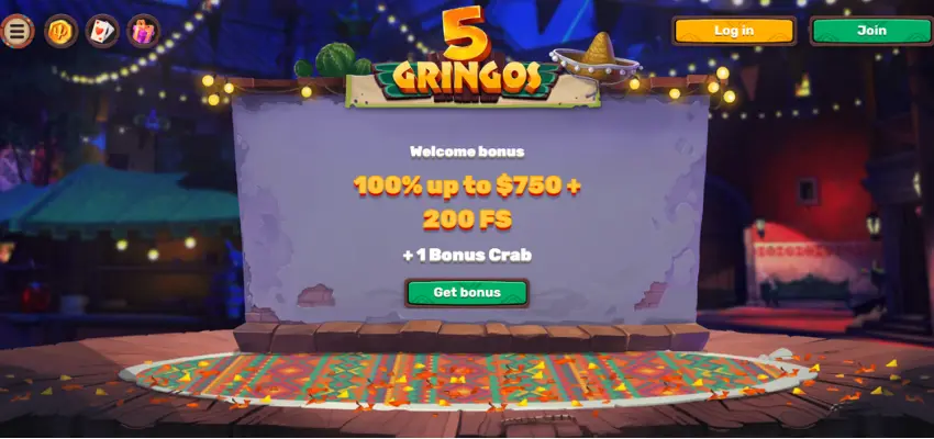 Aviator en 5Gringos Casino 14