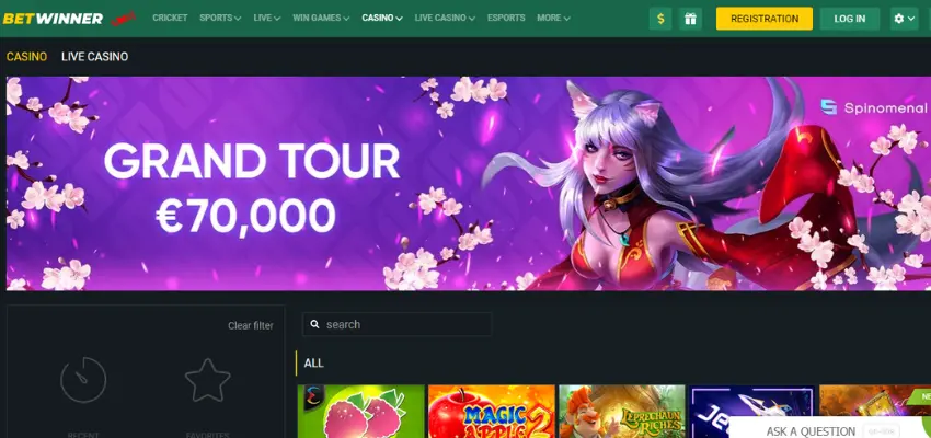 Aviator en Betwinner Casino 14