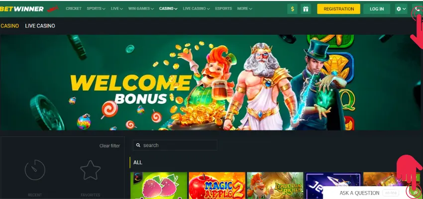 Aviator en Betwinner Casino 21