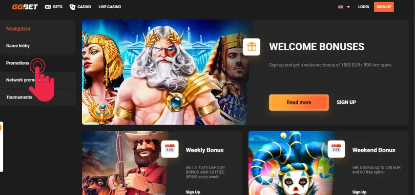 Aviador en Ggbet Casino 20